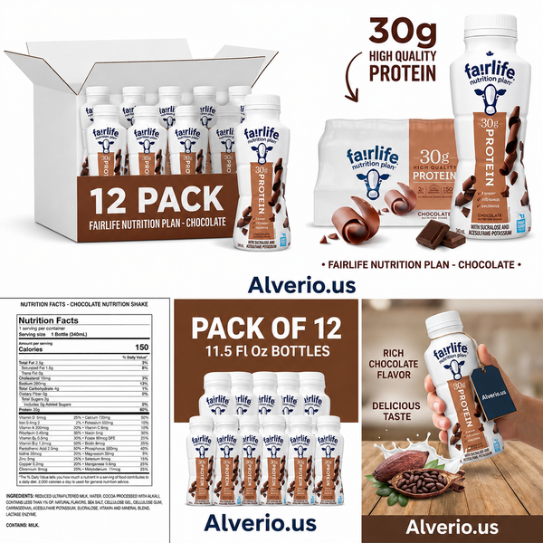 Fairlife High Protein Shake Chocolate Nutrition Shake 12 Pack