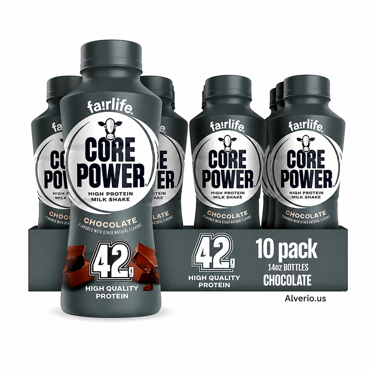 Fairlife Core Power Elite 42g Protein Shake, Chocolate, 14 fl. oz., 10 Pack
