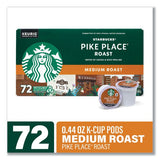 Starbucks Medium Roast K-Cup Coffee Pods, Pike Place, 72 ct.-UPStoxs