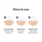 Hero Cosmetics Mighty Patch™ Original Patch - Hydrocolloid Acne Pimple Patch for Covering Zits and Blemishes, Spot Stickers for Face and Skin (72 Count)-UPStoxs