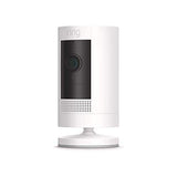 Ring Stick Up Cam Battery | Weather-Resistant Outdoor Camera, Live View, Color Night Vision, Two-way Talk, Motion alerts, Works with Alexa | White-UPStoxs