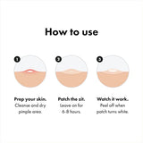 Mighty Patch™ Original patch from Hero Cosmetics - Hydrocolloid Acne Pimple Patch for Covering Zits and Blemishes in Face and Skin, Vegan-friendly and Not Tested on Animals (36 Count)-UPStoxs