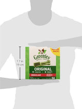 Greenies Original Regular Natural Dog Dental Care Chews Oral Health Dog Treats, 36 count (Pack of 1)-UPStoxs