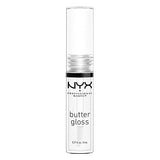 NYX PROFESSIONAL MAKEUP Butter Gloss, Non-Sticky Lip Gloss - Sugar Glass (Clear)-UPStoxs