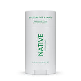 Native Deodorant | Natural Deodorant for Men, Aluminum Free with Baking Soda, Probiotics, Coconut Oil and Shea Butter | Eucalyptus & Mint-UPStoxs
