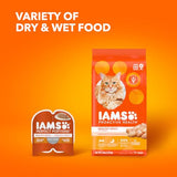 IAMS PROACTIVE HEALTH Adult Healthy Dry Cat Food with Chicken Cat Kibble, 22 lb. Bag-UPStoxs
