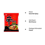 Nongshim Gourmet Spicy Shin Instant Ramen Noodle, 20 Pack, Chunky Vegetables, Premium Microwaveable Ramen Soup Mix, Savory & Rich-UPStoxs