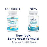 Nordic Naturals Ultimate Omega, Lemon Flavor - 210 Soft Gels - 1280 mg Omega-3 - High-Potency Omega-3 Fish Oil with EPA & DHA - Promotes Brain & Heart Health - Non-GMO - 105 Servings-UPStoxs
