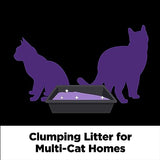 Arm Hammer SLIDE Platinum Multi-Cat Easy Clean-Up Clumping Cat Litter, 14 Days of Odor Control 18 lb-UPStoxs