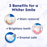 Crest 3D White Advanced Luminous Mint Teeth Whitening Toothpaste, 3.7 oz Pack of 4 - Helps Remove Surface Stains, Whitens Teeth, Strengthens Tooth Enamel, Protects Against Cavities-UPStoxs