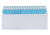 #10 Security Tinted Self-Seal Envelopes - No Window - Size 4-1/8 X 9-1/2 Inches - White - 24 LB - 100 Count (34100)-UPStoxs