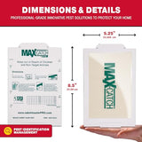 Catchmaster Max-Catch Mouse & Insect Glue Trap 36Pk, Mouse Traps Indoor for Home, Sticky Pest Control Adhesive Tray for Catching Bugs, Rats & Rodents, Non Toxic Bulk Pre-Baited Glue Boards-UPStoxs