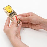 Victor M035-12 Plastic Pedal Easy Set Sustainably Sourced FSC Wood Snap Mouse Trap - 12 Traps-UPStoxs