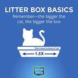 Fresh Step Clumping Cat Litter, Extreme, Long Lasting Odor Control Kitty Litter with Activated Charcoal, Low Dust Formula, 14 lb-UPStoxs