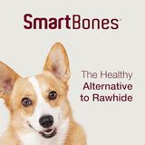 SmartBones Smart Twist Sticks With Peanut Butter 50 Count, Rawhide-Free Chews For Dogs, SBTT-02943, 50-count-UPStoxs