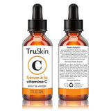TruSkin Vitamin C Serum – Anti Aging Facial Serum with Vitamin C, Hyaluronic Acid, Vitamin E & More – Brightening Serum for Dark Spots, Even Skin Tone, Eye Area, Fine Lines & Wrinkles, 2 Fl Oz-UPStoxs