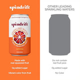 Spindrift Sparkling Water, Blood Orange Tangerine Flavored, Made with Real Squeezed Fruit, 12 Fl Oz Cans, Pack of 24 (Only 12 Calories per Can)-UPStoxs