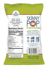 SkinnyPop Original Popcorn, Individual Snack Size Bags, Skinny Pop, Healthy Popcorn Snacks, Gluten Free, 0.65 Ounce (Pack of 30)-UPStoxs