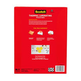 Scotch Thermal Laminating Pouches, For Use With Thermal Laminators, 8.9 x 11.4 Inches, Letter Size Sheets, 100 Count (Pack of 1)-UPStoxs