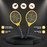 DEVOGUE® Electric Fly Swatter Bug Zapper Battery Operated Flies Killer Indoor & Outdoor Pest Control Mosquito Zapper and Insect Catcher Racket-UPStoxs