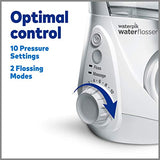 Waterpik Aquarius Water Flosser Professional For Teeth, Gums, Braces, Dental Care, Electric Power With 10 Settings, 7 Tips For Multiple Users And Needs, ADA Accepted, White WP-660, Packaging May Vary-UPStoxs