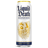 Liquid Death, Still Mountain Water, 8-Pack (King Size 19.2oz Cans), Real Mountain Source, Natural Minerals & Electrolytes-UPStoxs