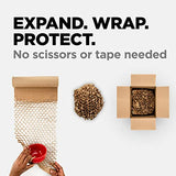 Scotch Packaging Bundle with Scotch Heavy Duty Packaging Tape, 1.5" Core, 6 Rolls with Dispenser + Scotch Cushion Lock Protective Wrap, 12 in x 50 ft-UPStoxs
