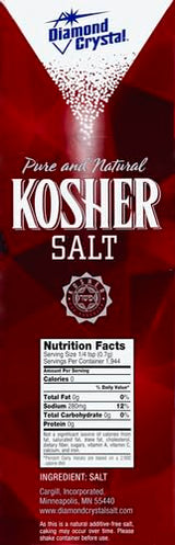 Diamond Crystal Kosher Salt – Full Flavor, No Additives and Less Sodium - Pure and Natural Since 1886 (Restuarant Pack) - 3 Pound Box-UPStoxs