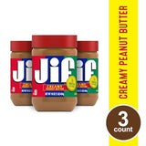 Jif Creamy Peanut Butter, 16 Ounces (Pack of 3)-UPStoxs