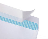 #10 Security Tinted Self-Seal Envelopes - No Window - Size 4-1/8 X 9-1/2 Inches - White - 24 LB - 100 Count (34100)-UPStoxs