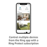 Ring Stick Up Cam Battery | Weather-Resistant Outdoor Camera, Live View, Color Night Vision, Two-way Talk, Motion alerts, Works with Alexa | White-UPStoxs