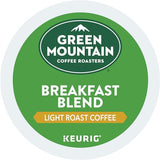 Green Mountain Coffee Roasters Breakfast Blend Single-Serve Keurig K-Cup Pods, Light Roast Coffee, 96 Count (4 Packs of 24)-UPStoxs