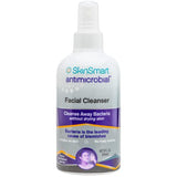 SkinSmart Facial Cleanser for Acne, Targets Bacteria for Active Teenage Athletes Post Workout and Adult Acne, 8 oz Spray Bottle, Safe for Multiple Daily Uses-UPStoxs
