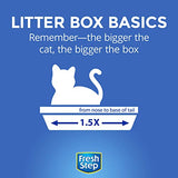 Fresh Step Clumping Cat Litter, Extreme, Long Lasting Odor Control Kitty Litter with Activated Charcoal, Low Dust Formula, 14 lb-UPStoxs