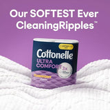 Cottonelle Ultra Comfort Toilet Paper with Cushiony CleaningRipples Texture, 24 Family Mega Rolls (24 Family Mega Rolls = 108 Regular Rolls) (4 Packs of 6), 296 Sheets per Roll, Packaging May Vary-UPStoxs