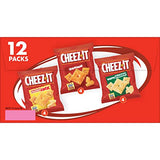 Cheez-It Cheese Crackers, Baked Snack Crackers, Lunch Snacks, Variety Pack, 12.1oz Box (12 Packs)-UPStoxs