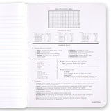 Mead Composition Notebooks, 12 Pack, Wide Ruled Paper, 9-3/4" x 7-1/2", 100 Sheets per Comp Book, Black Marble (72936)-UPStoxs