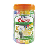 INABA Churu Cat Treats, Grain-Free, Lickable, Squeezable Creamy Purée Cat Treat/Topper with Vitamin E & Taurine, 0.5 Ounces Each Tube, 50 Tubes, Tuna & Chicken Variety-UPStoxs