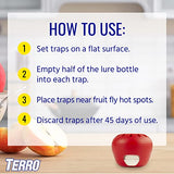 Terro Fruit Fly Trap 4 Traps + 180 Days Lure Supply-UPStoxs