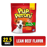Pup-Peroni Dog Treats, Lean Beef Flavor, 22.5 Ounce, Made with Real Beef, 90% Fat Free-UPStoxs