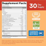SmartyPants Kids Multivitamin Gummies: Omega 3 Fish Oil (EPA/DHA), Vitamin D3, C, Vitamin B12, B6, Vitamin A, K & Zinc for Immune Support, Gluten Free, Three Fruit Flavors, 120 Count (30 Day Supply)-UPStoxs
