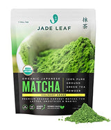 Jade Leaf Matcha Organic Green Tea Powder - Culinary Grade Premium Second Harvest - Authentic Japanese Origin (1.06 Ounce Pouch)-UPStoxs