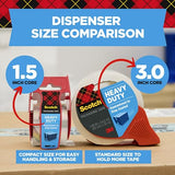 Scotch Packaging Bundle with Scotch Heavy Duty Packaging Tape, 1.5" Core, 6 Rolls with Dispenser + Scotch Cushion Lock Protective Wrap, 12 in x 50 ft-UPStoxs