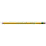 Ticonderoga Wood-Cased Pencils, Pre-Sharpened, 2 HB Soft, Yellow, 12 Count-UPStoxs
