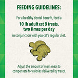 Greenies Feline Adult Natural Dental Care Cat Treats, Catnip Flavor, 9.75 oz. Tub-UPStoxs
