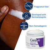 CeraVe Skin Renewing Night Cream | Niacinamide, Peptide Complex, and Hyaluronic Acid Moisturizer for Face | 1.7 Ounce, Packaging may Vary-UPStoxs