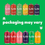 bubly Sparkling Water, 6 Flavor Variety Pack (Blackberry, Lime, Cherry, Grapefruit, Strawberry, Mango), Zero Sugar & Zero Calories, Seltzer Water, 12 Fl Oz Cans (Pack of 18)-UPStoxs