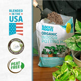 Back to the Roots 100% Organic Indoor Potting Mix (6 Quart), Promotes Healthy Houseplant Growth, Made in The USA-UPStoxs