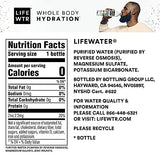 LIFEWTR Premium Purified Water, pH Balanced with Electrolytes, 100% recycled plastic bottles, 33.8 Fl Oz, 1L (Pack of 6)-UPStoxs
