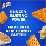 Lance Sandwich Crackers, ToastChee Peanut Butter, 20 Individually Wrapped Packs, 6 Sandwiches Each-UPStoxs